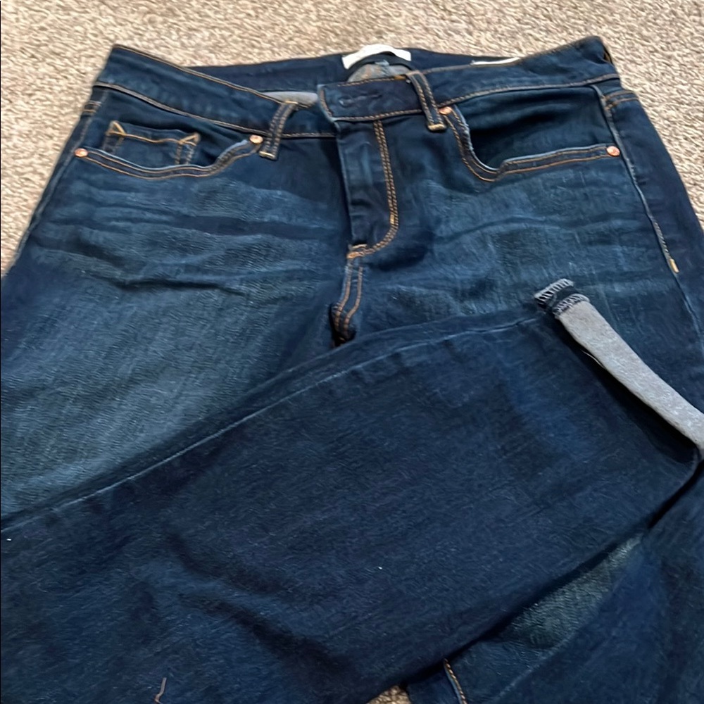 Jessica Simpson Dark Blue Ankle Jeans - Picture 2 of 5